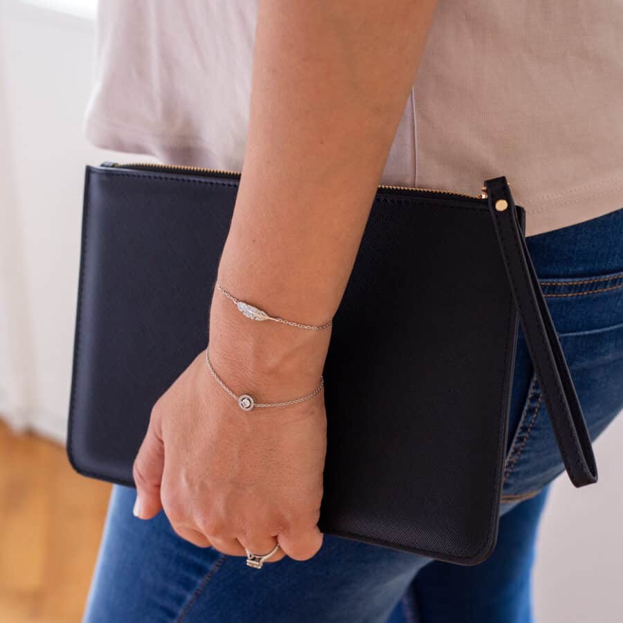 Ensemble Pochette Noir & Porte Clés – Image 2