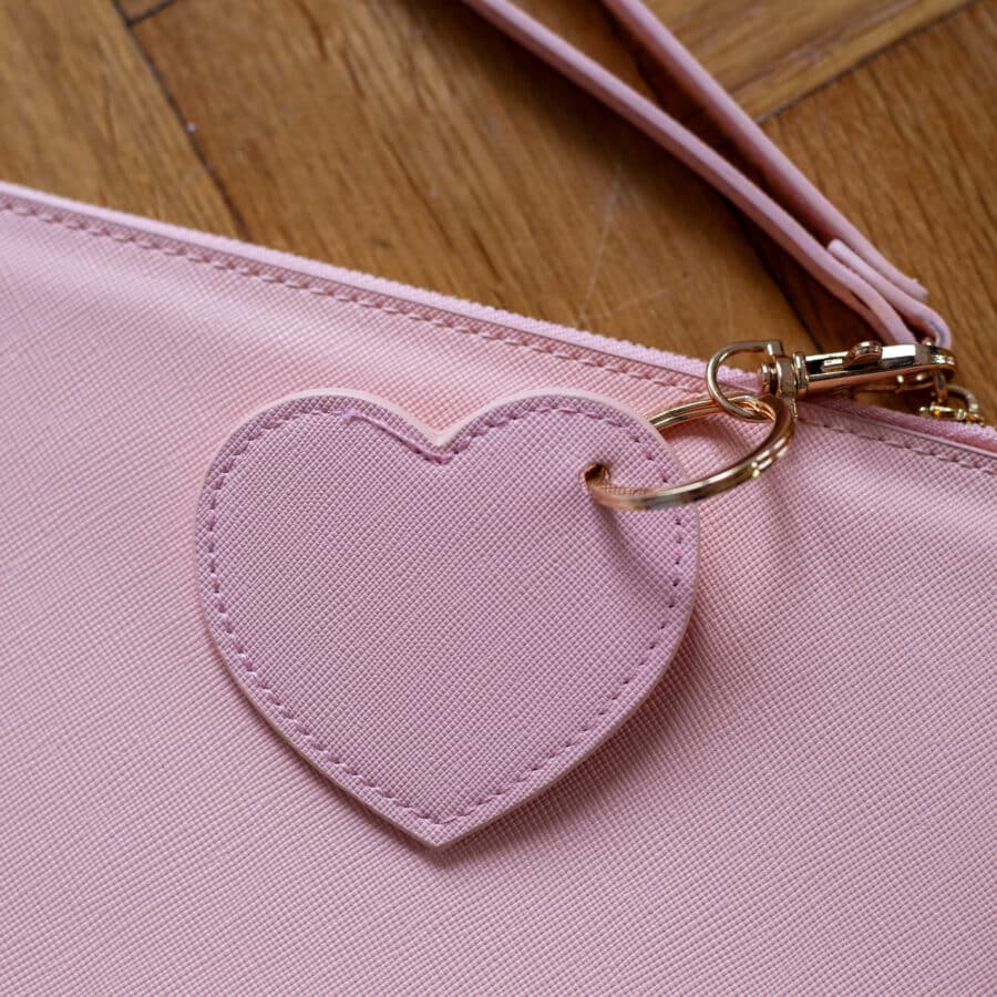 Ensemble Pochette Rose & Porte Clés – Image 4